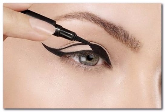 Tips for beginners: how to draw arrows liquid eyeliner