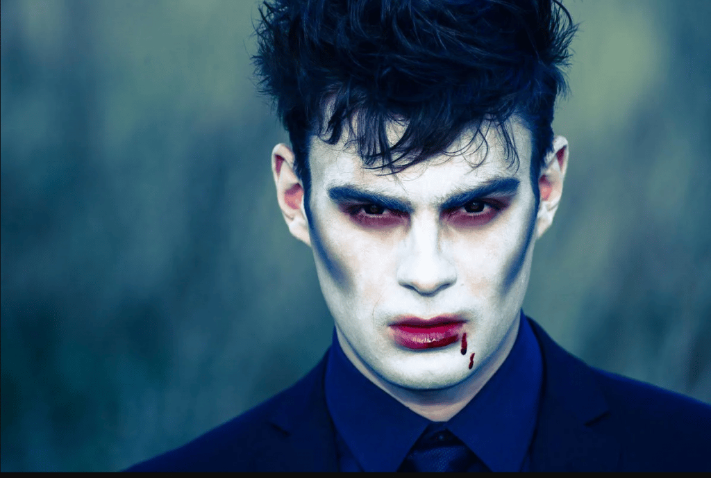 The image of a vampire