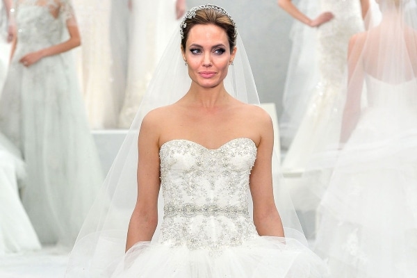 Angelina Jolie bryllupsutseende